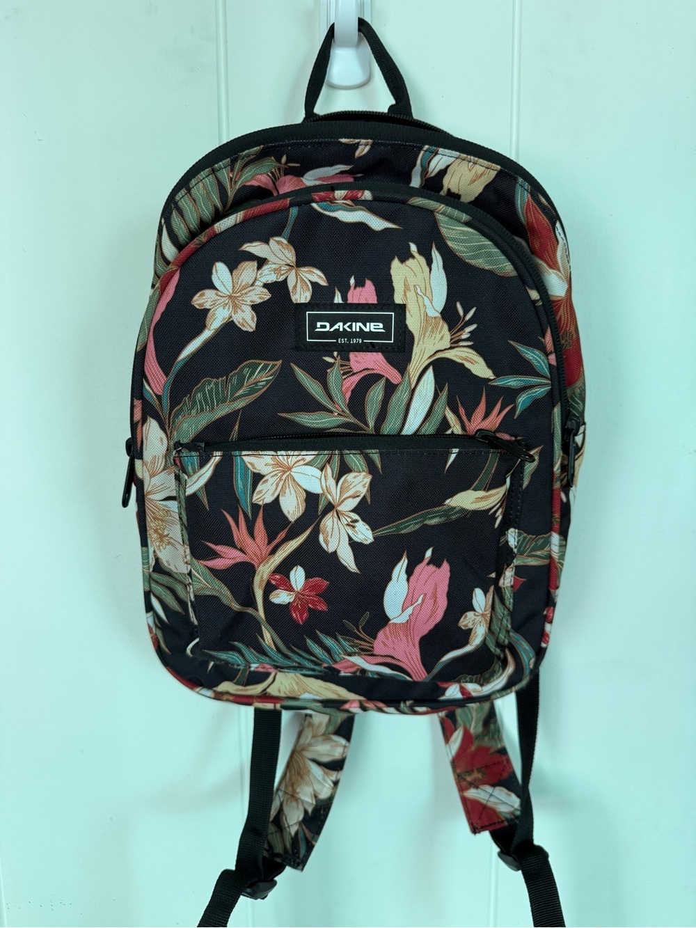 Dakine Black Floral Mini Backpack